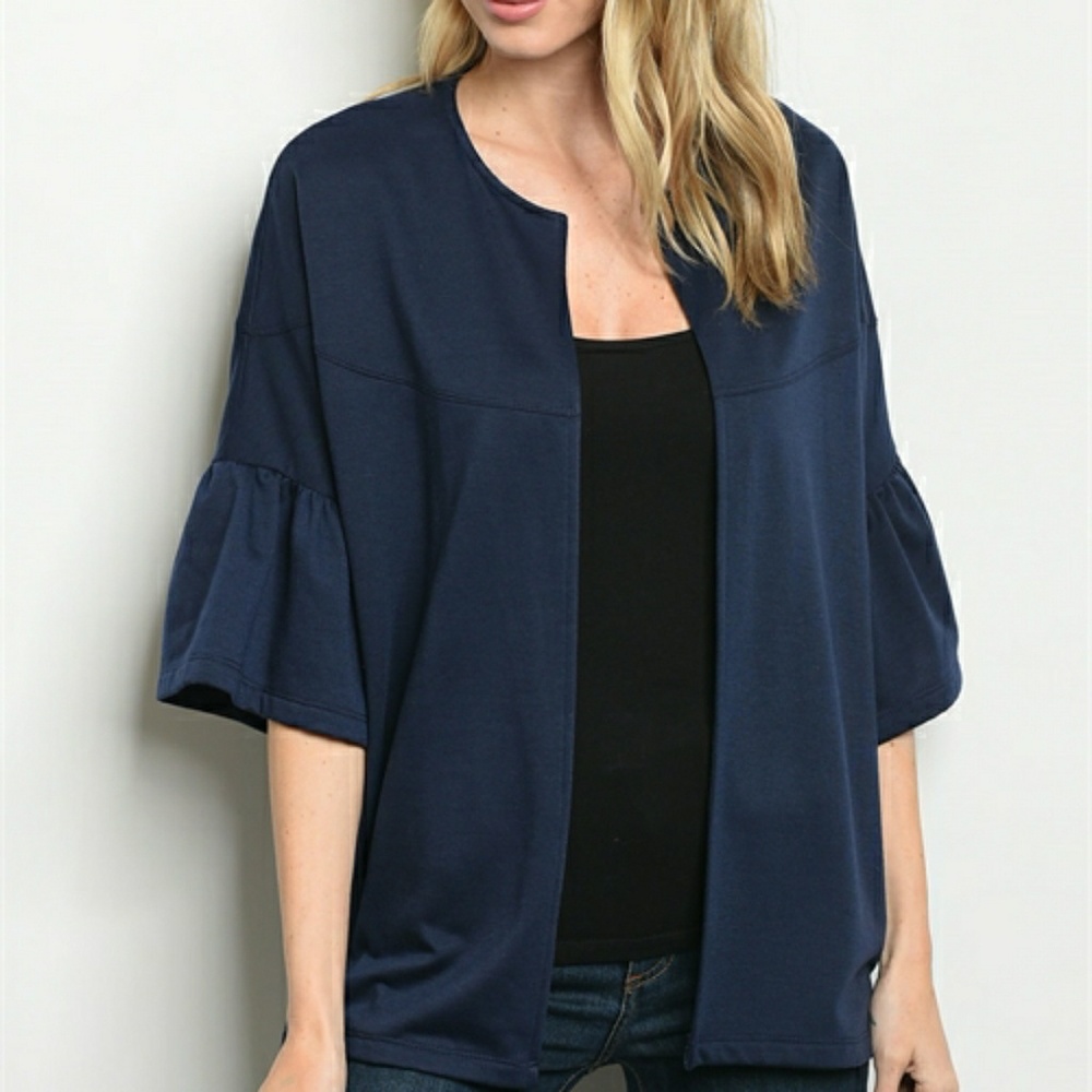 NAVY CARDIGAN 